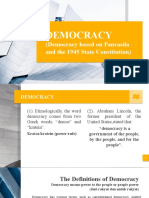 Democracy in Indonesia Based on Pancasila