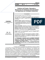 Critérios de projeto e operação de sistemas instrumentados de segurança