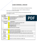 Background Veri Fic Ati On - Chec K-Li ST: General Instructions