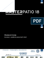 MasterPatio 18 Nova Generacia Posuvnych Dveri - SH