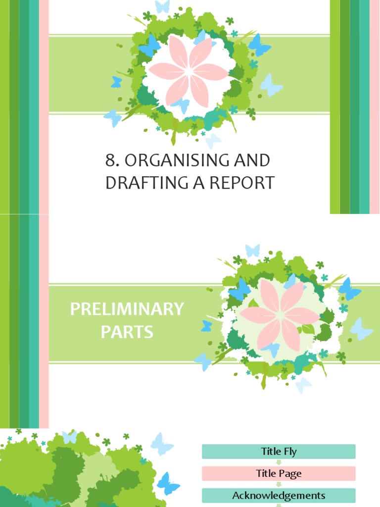 Organizing and Drafting A Report PDF Business