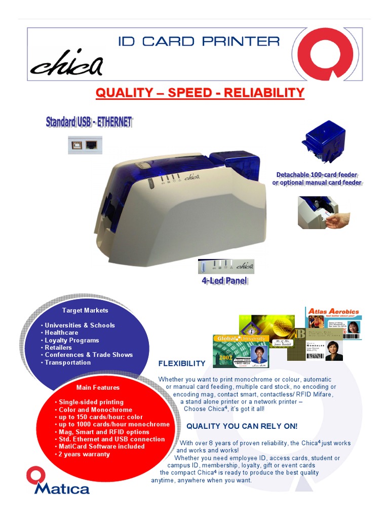 Quality - Speed - Reliability | PDF | Printer (Computing) | Computer ...