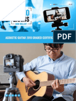 Acoustic Guitar 2019 Graded Certificates Debut-G8