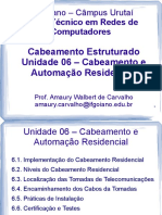 Unidade 06 - Cabeamento e Automação Residencial