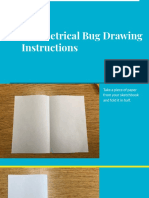 Symmetrical Bug Drawing Instructions