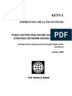 GOOD-Kenya Improving The Health Systems - Public Sector Healthcare Supply Chain Strategic Network Design For KEMSA