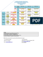 LL.M. (Crime and Security Law) Time Table (Online Classes) Semester –I