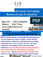 Time Synchronous Averaging Research and Evaluation
