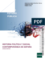 Guía de Estudio Pública: Historia Política Y Social Contemporánea de España