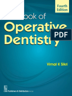 Textbook of Operative Dentistry