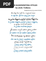 Sindarin Phrasebook and Greetings | PDF | Middle Earth
