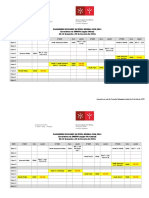 Calendário de exames da licenciatura em Direito