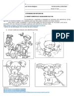 1º Ensino Religioso - Atividade de Estudo 06 PDF