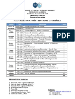 Pensum de Maestria - Informatica