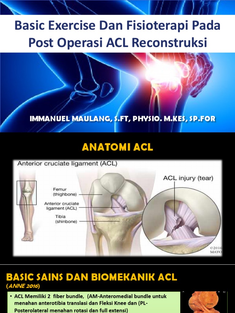 Fisioterapi Pasca Operasi ACL | PDF