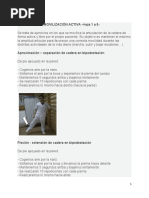 Ejercicios Movilización Activa Cadera