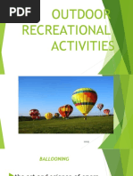 Outdoor Recreational Activities