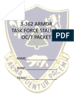 3-362 ARMOR Task Force Stallion Oc/T Packet: NAME - RANK - TEAM