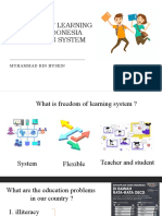 Freedom of Learning in The Indonesia Education System