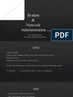 System & Network Administration (MCSA & RHCSA) Lecture: RPM, Yum, Network Manager, FTP Server, and Iptables