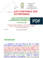 Politique Comptable Des Entreprises - Master Professionnel - Cca Dschang - 2020