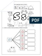 Ensino de sílabas iniciadas com S