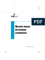 Diccionario de Terminos Estadisticos