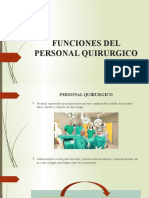 Funciones Del Personal Quirurgico