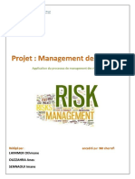 Projet management des risques