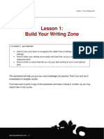 Damn Fine Words Lesson1 Worksheet Your Writing Zone