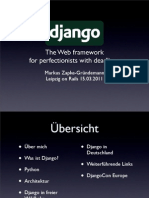 Django - The Web Framework For Perfectionists With Deadlines