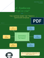 Горе от ума. 3 группа. трактование УМА