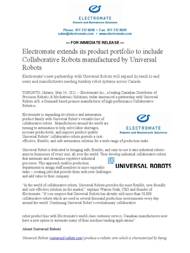 Electromate Extends Its Product Portfolio To Include Collaborative