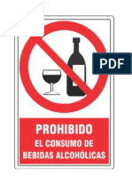 Prohibido Bebidas Alcoholicas