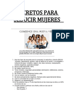 354843785 2 Roberto Amor Secretos Para Seducir Mujeres Libro PDF PDF