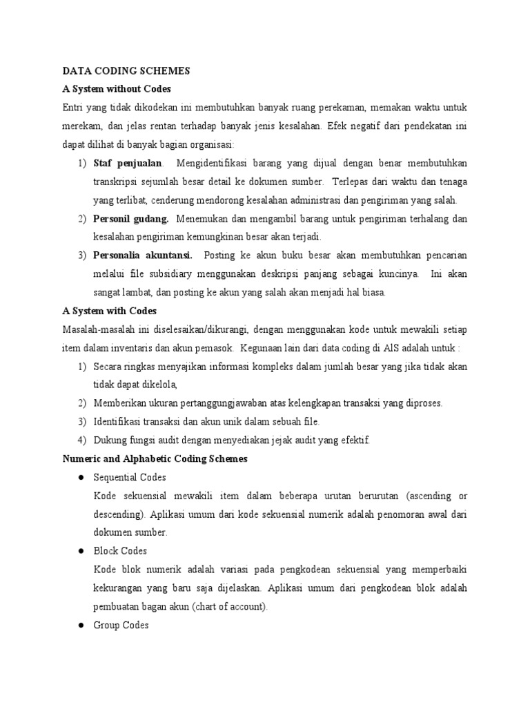 Data Coding Schemes | PDF