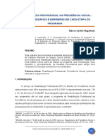 A Reabilitacao Profissional Na Previdencia Sociaçl - Principais Desafios e Barreiras em Cada Etapa Do Programa