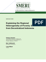 EN Explaining The Regional Heterogeneity of Poverty Evidence From Decentralized Ind