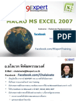 Advanced Microsoft Excel 2007 Course - Macro - 9expert - 07oct2010