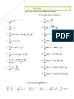 Formulario Calculo Basico