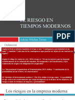 Presentacion El Riesgo en Tiempos Modernos