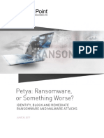 Petya: Ransomware, or Something Worse?: Identify, Block and Remediate Ransomware and Malware Attacks