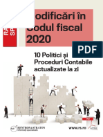 Modificari in Codul Fiscal2020 10 Politici Si Proceduri Contabile Actualizate La Zi