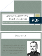 Alexei Mateevici - Poet de Geniu