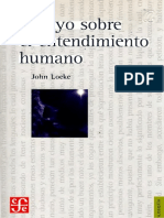 Locke, J. - Ensayo Sobre El Entendimiento Humano, FCE