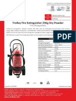 Trolley Fire Extinguisher 25kg Dry Powder en Min