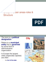 Group in Urban Areas-Roles & Structure