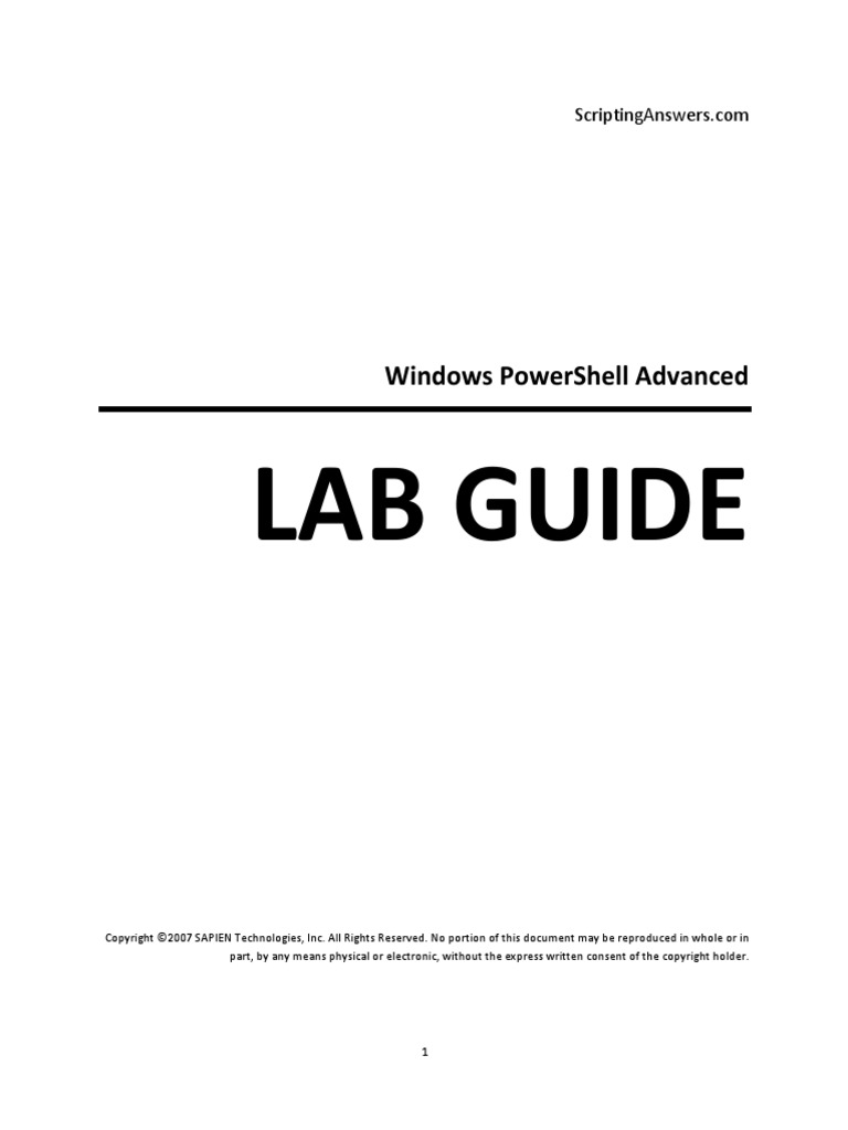 Advanced Lab Guide PDF Microsoft Excel Information Technology