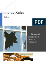 My 12 Rules Presentation Wecompress