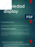 Propiedad Display